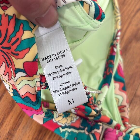 Andie Bikini Set Santorini Top 90s High Waisted Bottom size M NWT/NWOT - Picture 7 of 9